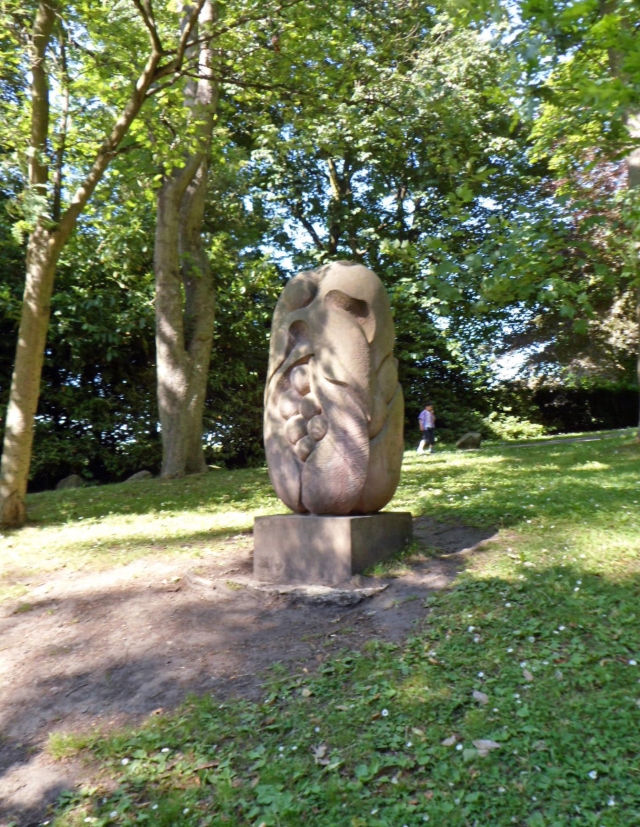 The Foliate Stone - sculpture